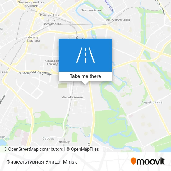 Физкультурная Улица map