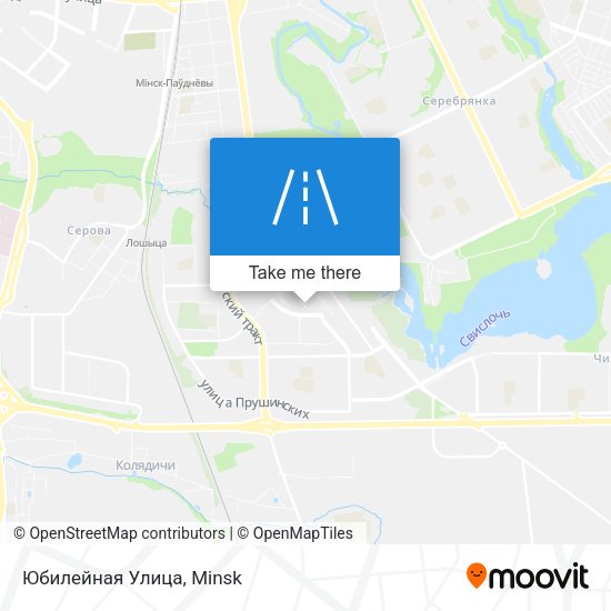 Юбилейная Улица map