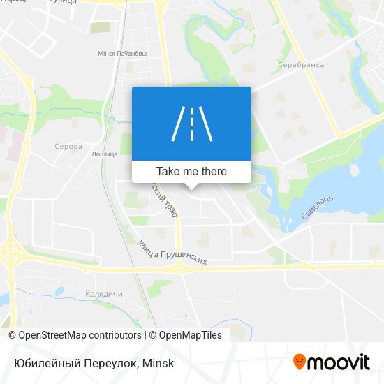 Юбилейный Переулок map