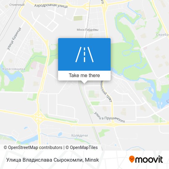 Улица Владислава Сырокомли map