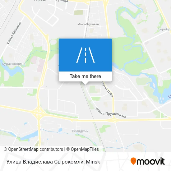 Улица Владислава Сырокомли map