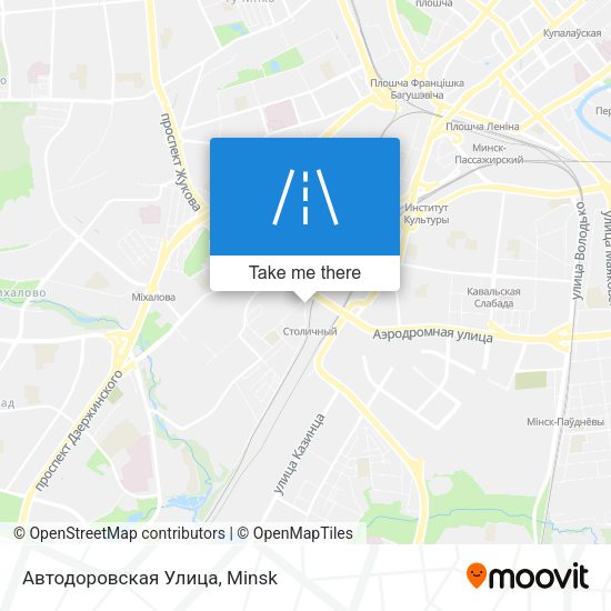 Автодоровская Улица map