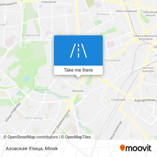 Азовская Улица map