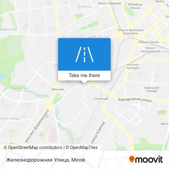 Железнодорожная Улица map