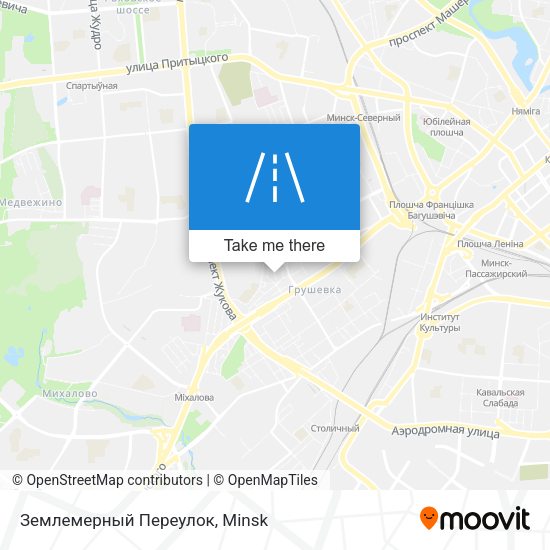 Землемерный Переулок map