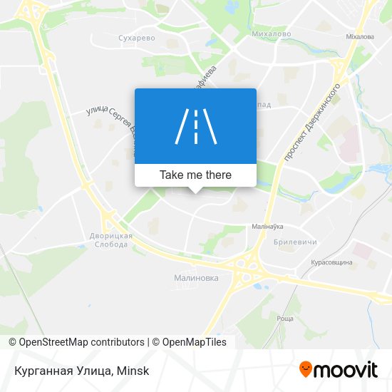 Курганная Улица map