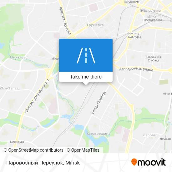 Паровозный Переулок map