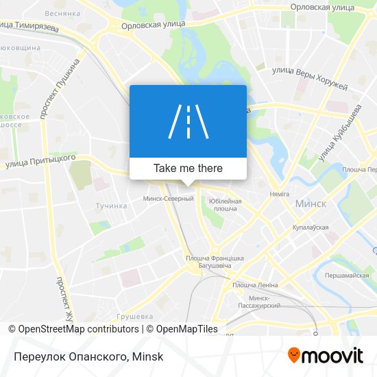 Переулок Опанского map