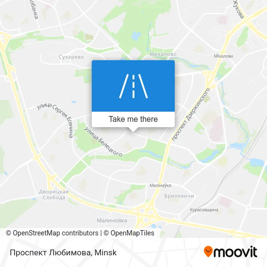Проспект Любимова map