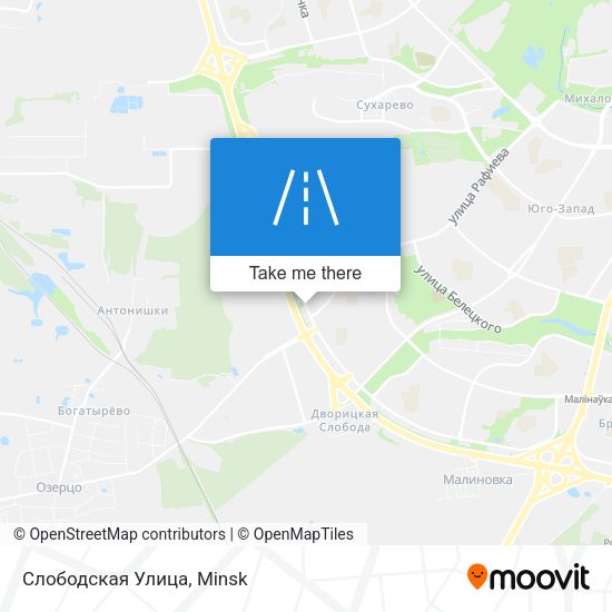 Слободская Улица map