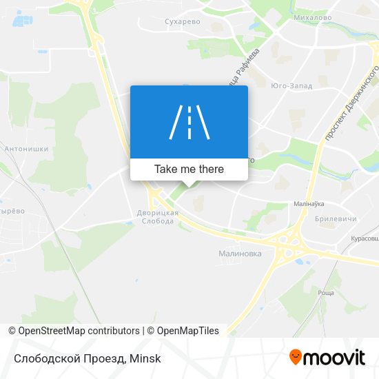 Слободской Проезд map