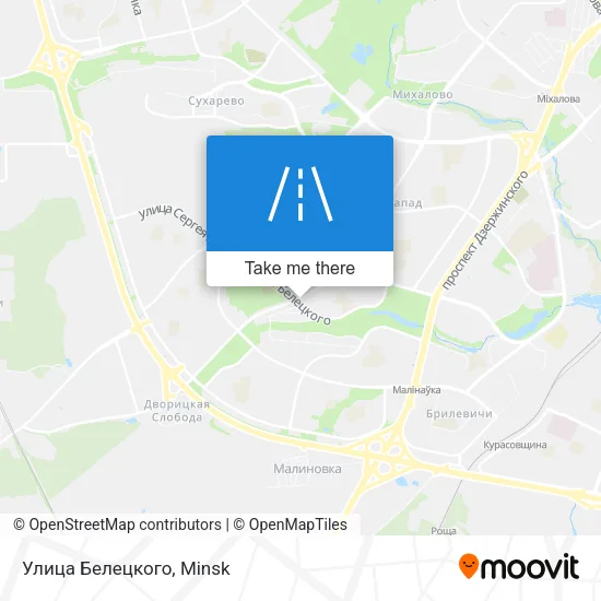 Улица Белецкого map