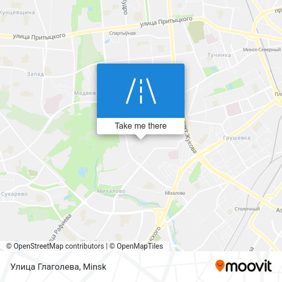 Улица Глаголева map