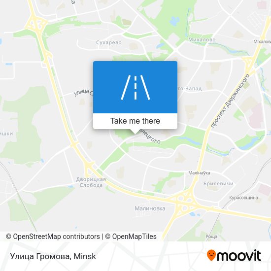 Улица Громова map