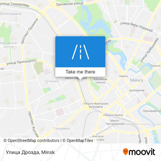 Улица Дрозда map