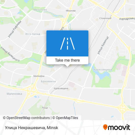 Улица Некрашевича map