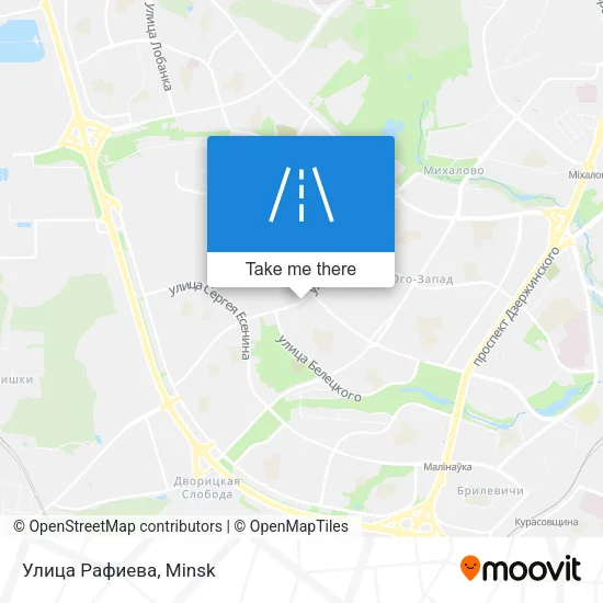 Улица Рафиева map