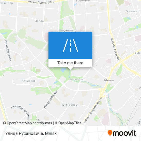 Улица Русановича map