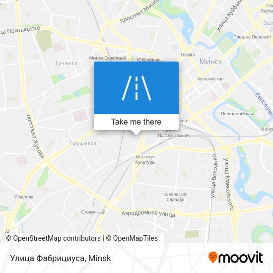 Улица Фабрициуса map