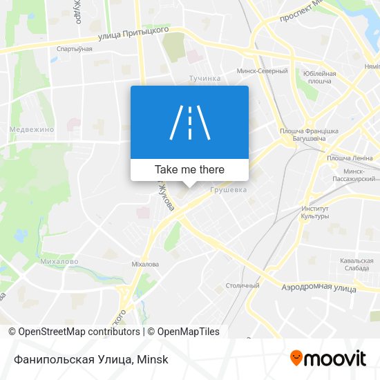 Фанипольская Улица map