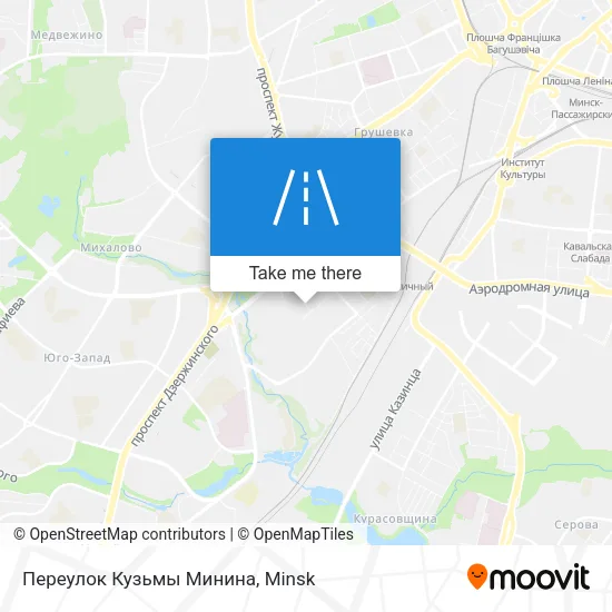 Переулок Кузьмы Минина map