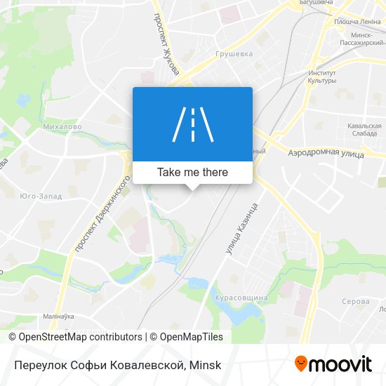 Переулок Софьи Ковалевской map