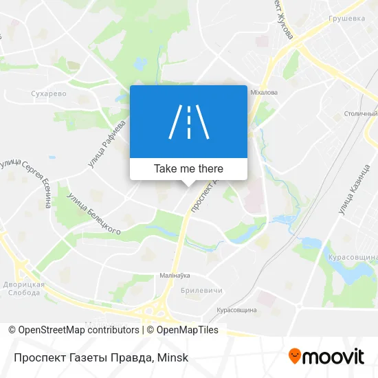 Проспект Газеты Правда map