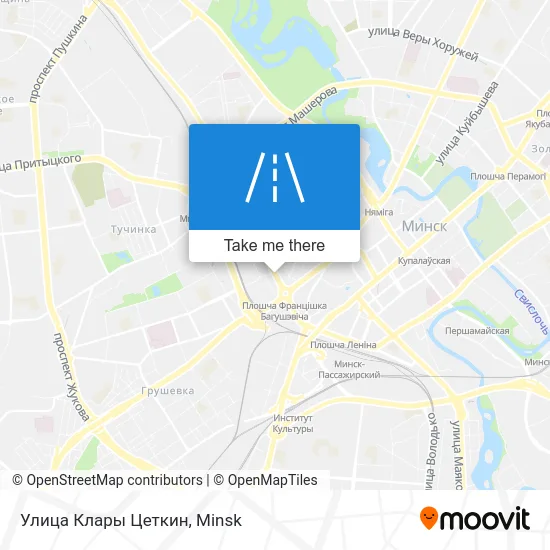 Улица Клары Цеткин map