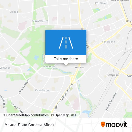 Улица Льва Сапеги map