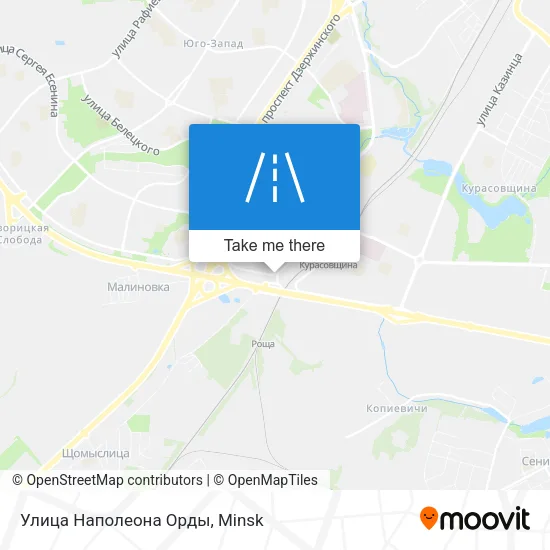 Улица Наполеона Орды map