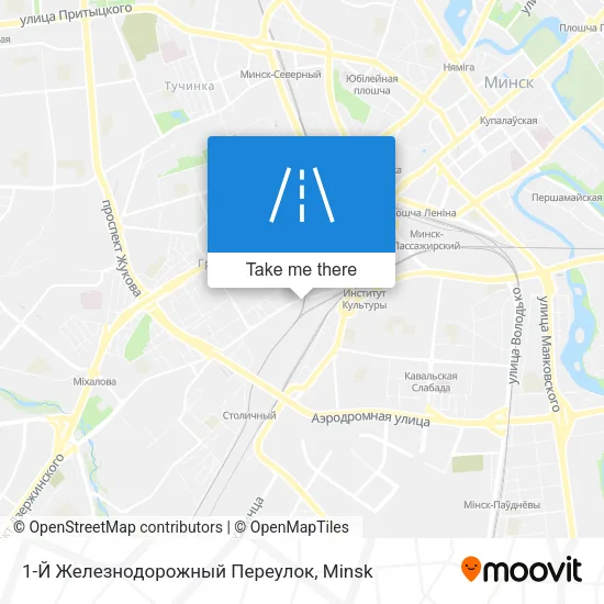 1-Й Железнодорожный Переулок map