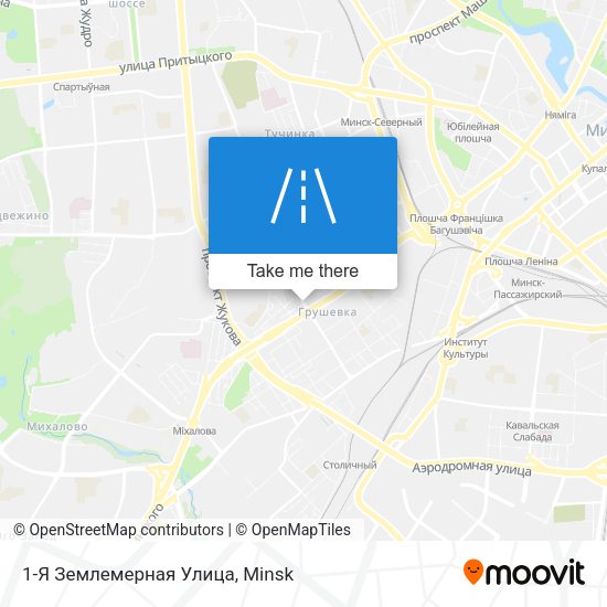 1-Я Землемерная Улица map