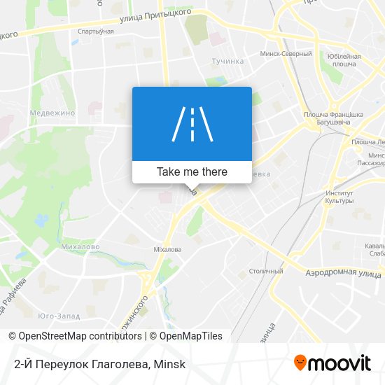 2-Й Переулок Глаголева map