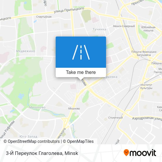 3-Й Переулок Глаголева map