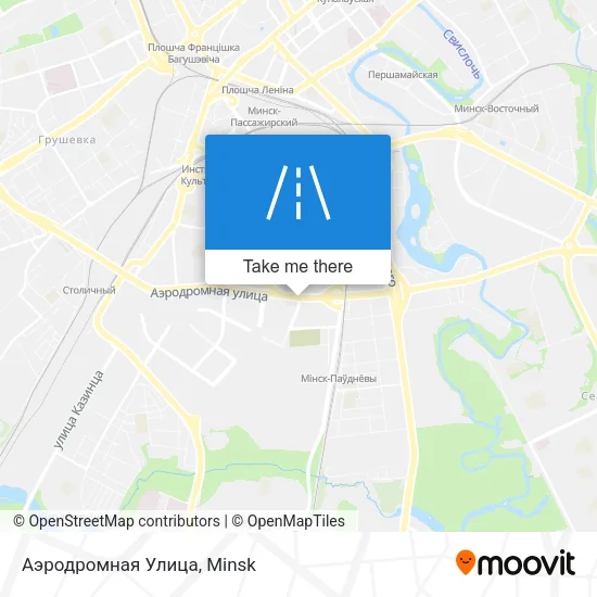 Аэродромная Улица map