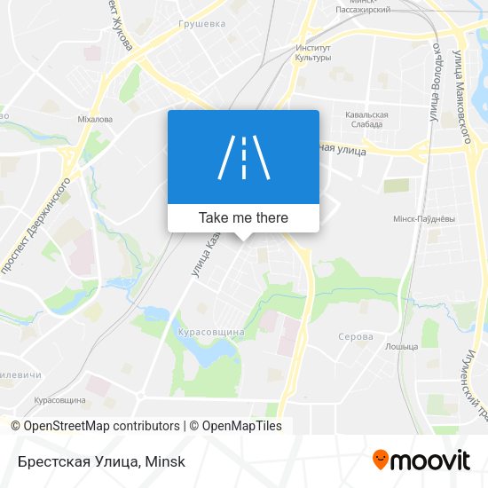 Брестская Улица map