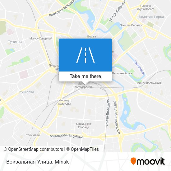 Вокзальная Улица map