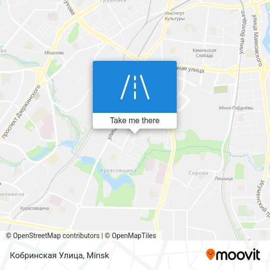 Кобринская Улица map