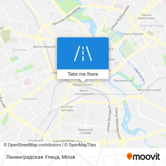 Ленинградская Улица map