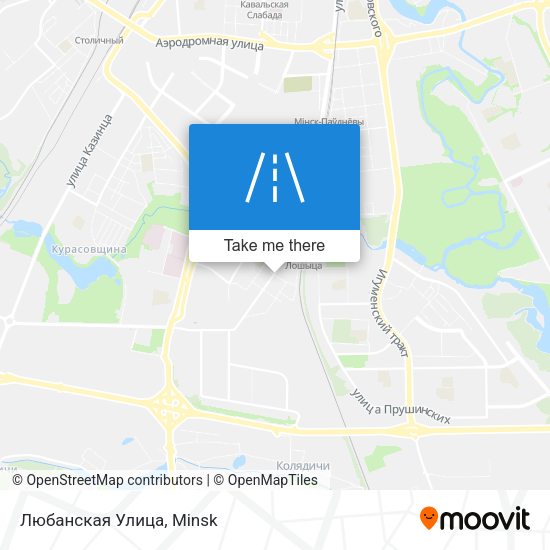 Любанская Улица map