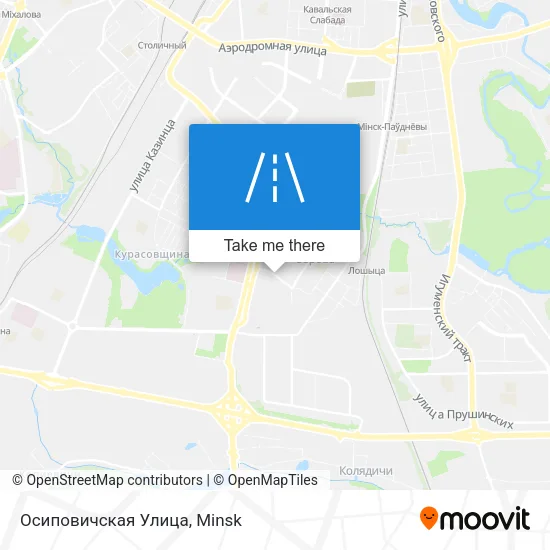 Осиповичская Улица map