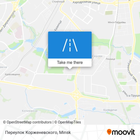 Переулок Корженевского map