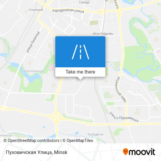 Пуховичская Улица map