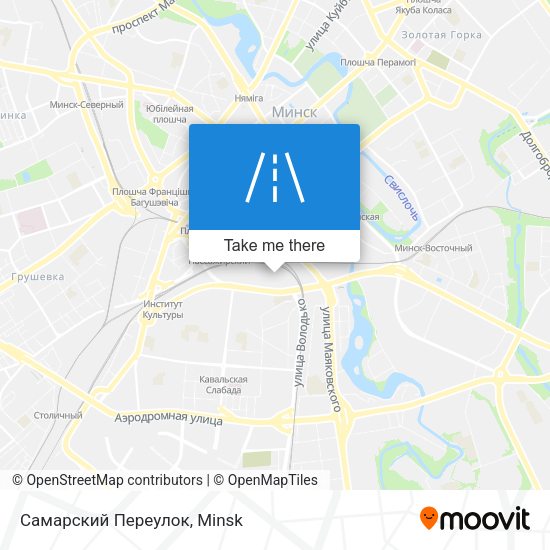 Самарский Переулок map