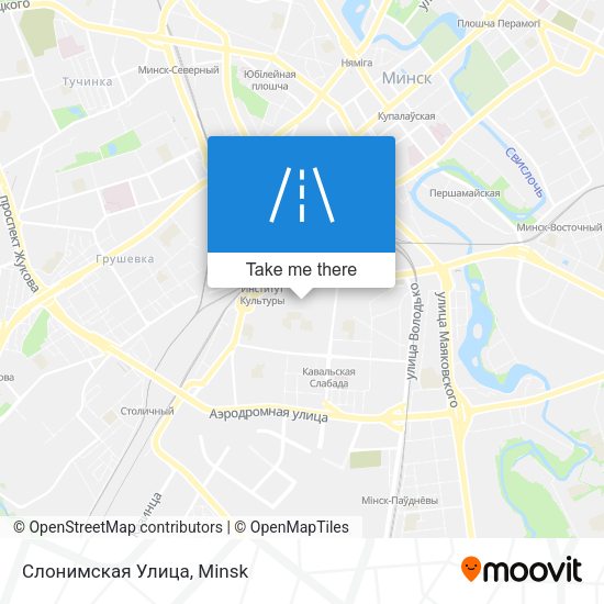 Слонимская Улица map