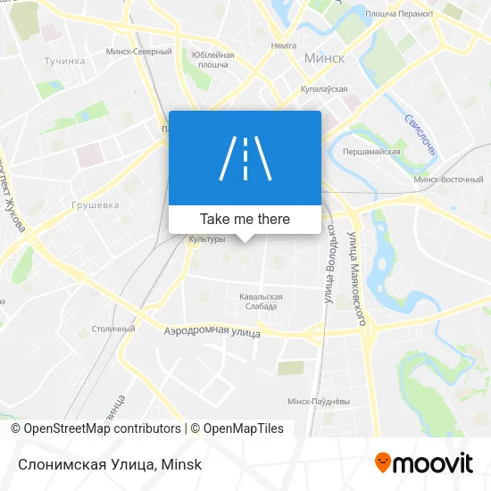 Слонимская Улица map