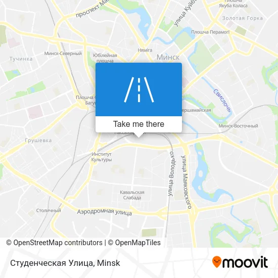 Студенческая Улица map