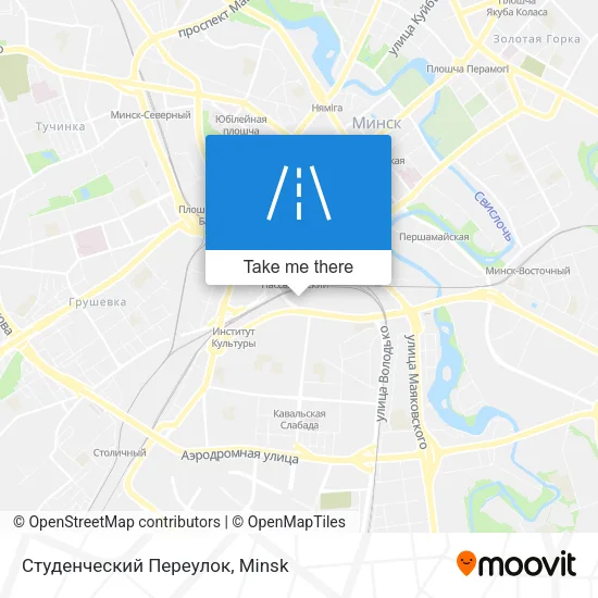 Студенческий Переулок map
