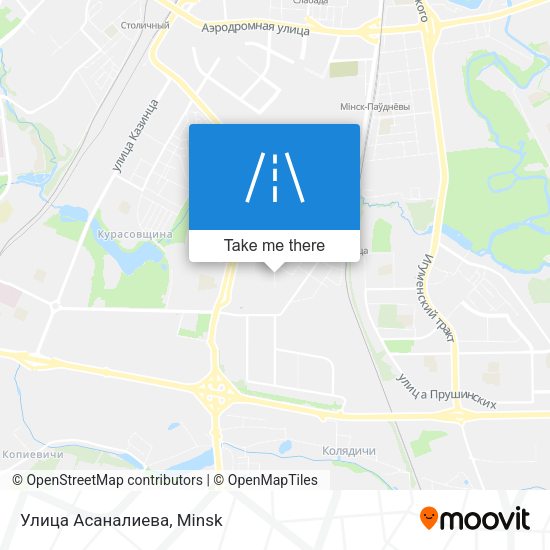 Улица Асаналиева map