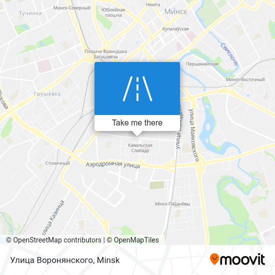 Улица Воронянского map